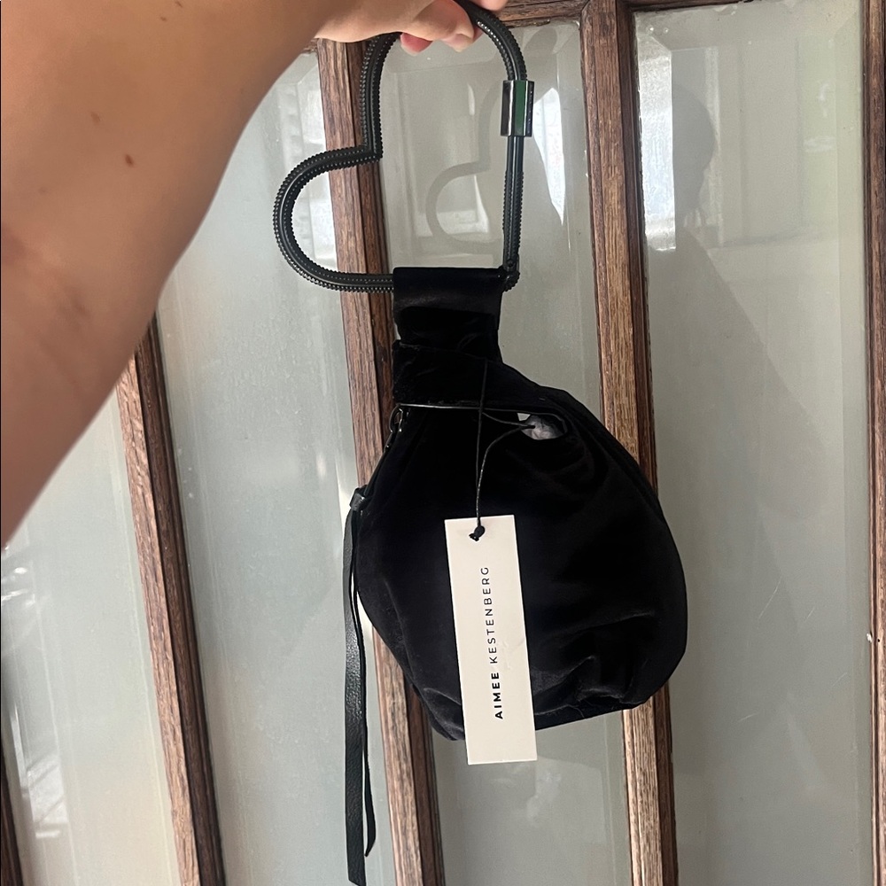 Aimee Kestenberg Black Wristlet Clutch